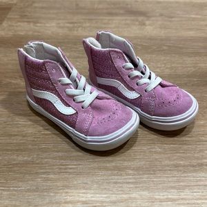 Vans Purple Toddler High tops Size 6.5